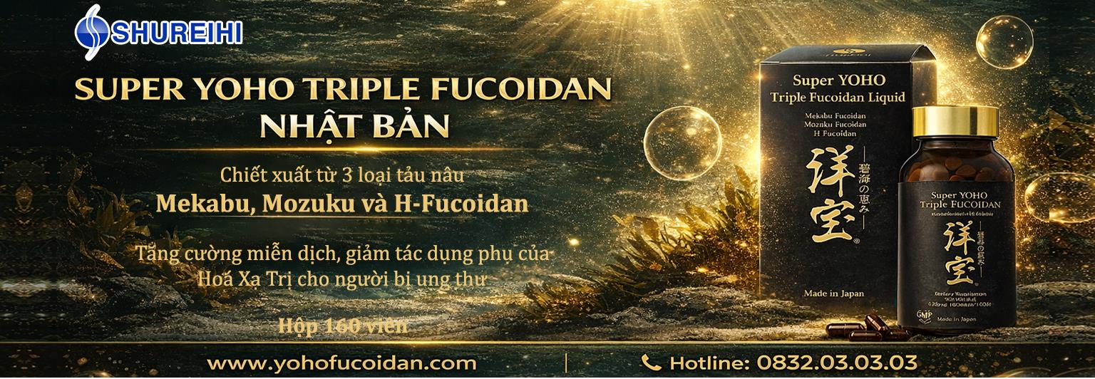 Super Yoho Triple Fucoidan. Hộp 160 viên
