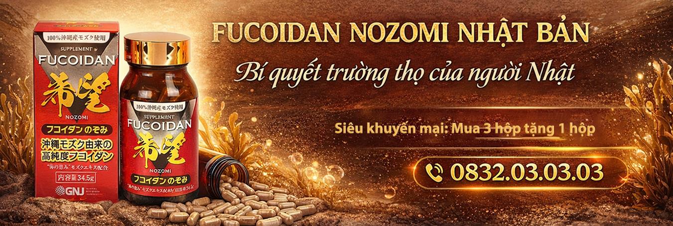 Fucoidan Nozomi - Bí quyết trường thọ của người Nhật