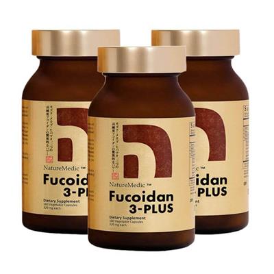 Gói 3 Hộp NatureMedic Fucoidan 3 Plus. Hộp 160 viên