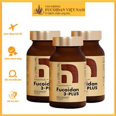 Gói 3 Hộp NatureMedic Fucoidan 3 Plus. Hộp 160 viên