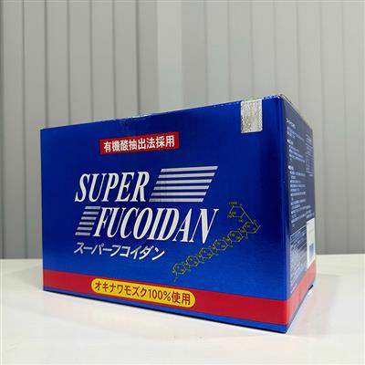 Super Fucoidan Nhập Khẩu chính hãng Nhật Bản. Hộp 30 gói